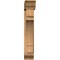 Ekena Millwork Merced Traditional Smooth Bracket w/ Offset Brace, Western Red Cedar, 7 1/2"W x 32"D x 44"H BKT0806X32X44MRC01SWR - alternate 2